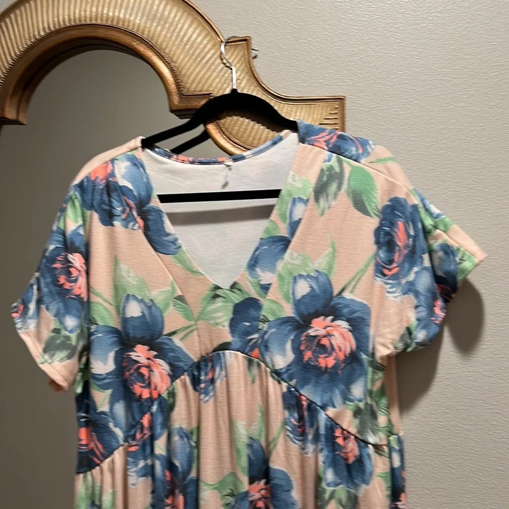 New* Pinkblush Floral‎ Maxi Maternity Dress - Picture 8 of 10